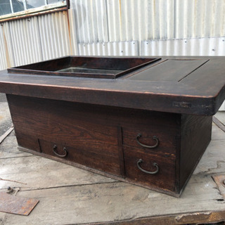 囲炉裏　美品　アンティーク 古道具 囲炉裏 囲炉裏テーブル アンティーク レトロ