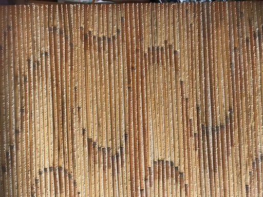化粧壁板(割竹を布に織り込む）4