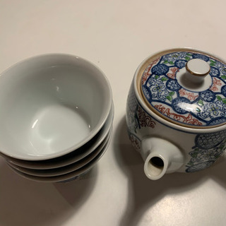 有田焼　秀峰　急須　茶碗4個の画像