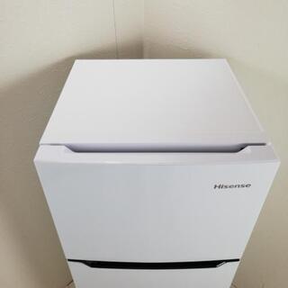 中古 120L ホワイト 2ドア冷蔵庫 ハイセンス 2018年製 ホワイト 単身用 一人暮らし用 新生活家電 6ヶ月保証付き【型番掲載商品】