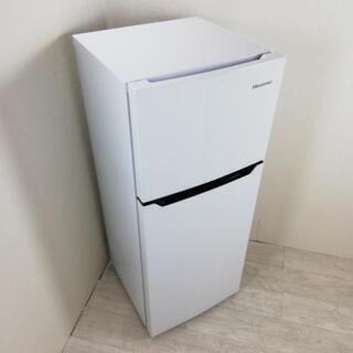 中古 120L ホワイト 2ドア冷蔵庫 ハイセンス 2018年製 ホワイト 単身用 一人暮らし用 新生活家電 6ヶ月保証付き【型番掲載商品】