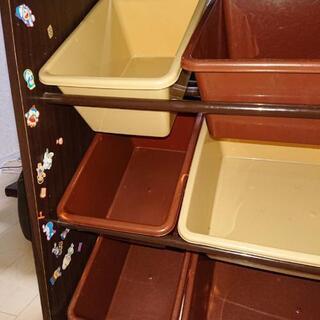 (取引中) 子供の収納棚、おもちゃ箱の画像