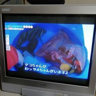 東芝21型ブラウン管テレビ（地デジチューナー込み）取りに来て頂け...