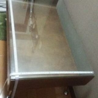 ガラス 天板 90cm×50cm 高さ40cm