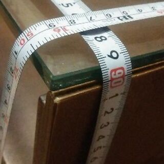 ガラス 天板 90cm×50cm 高さ40cmの画像