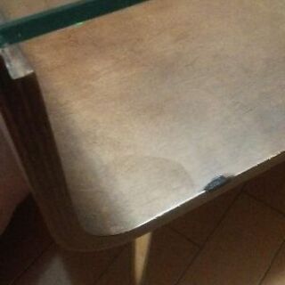 ガラス 天板 90cm×50cm 高さ40cmの画像
