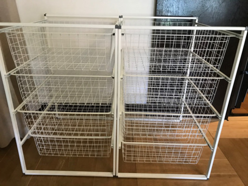 IKEA ワイヤーワゴン2つセット