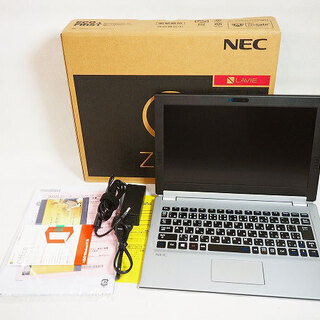 【苫小牧バナナ】NEC ノートパソコン LAVIE Hybrid ZERO Core m3-6Y30 メモリ4GB SSD128GB PC-HZ330GAS シルバー Office付き♪