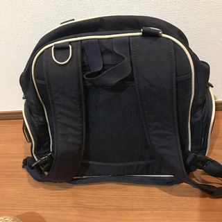 美品　マザーズバッグ　リュック　ネイビーの画像