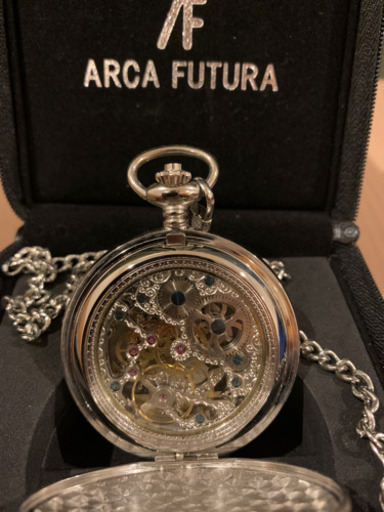アルカフトゥーラ メカニカルスケルトン　懐中時計