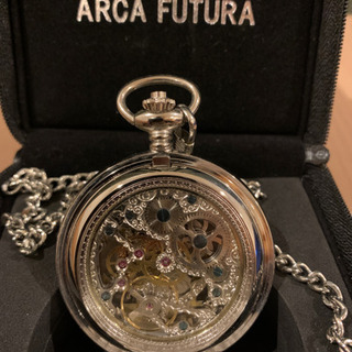 アルカフトゥーラ メカニカルスケルトン　懐中時計の画像