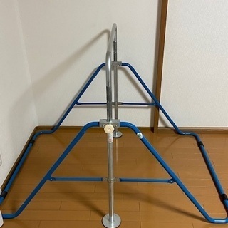 (お引渡し済)家の中でも練習できる！折りたたみ健康鉄棒(日本製・SGマーク付き)の画像