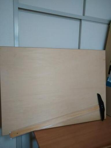 決まりました。木製の製図板とＴ定規(中古品)