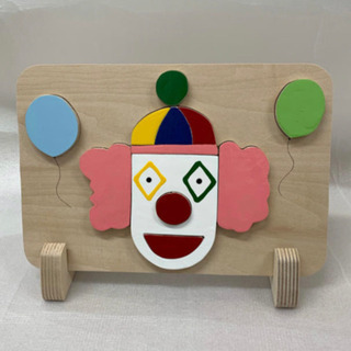 ハンドメイド ピエロのパズル 有効活用して下さい