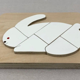 ハンドメイド うさぎのパズル 有効活用して下さい