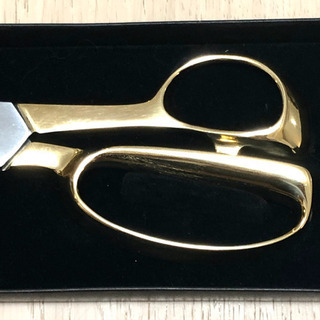 ジャノメコーネル　高級裁ちバサミ　ゴールド未使用品の画像