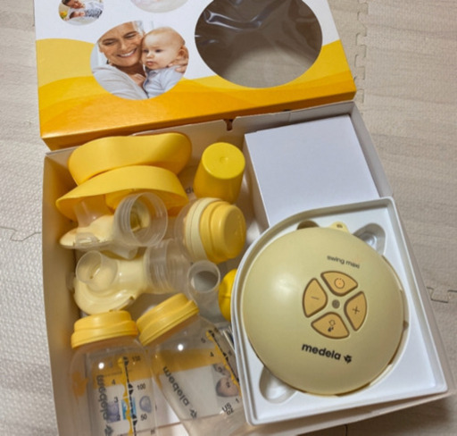 半額‼︎ 美品♡搾乳機☺︎メデラ☺︎ダブルポンプ☺︎自動搾乳
