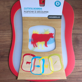 カサベラ シリコンまな板 4枚セット<新品>