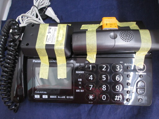 パナソニック　FAX電話機　FX-PW320-K　中古品