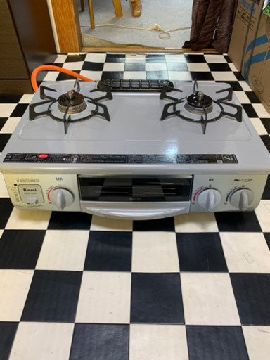 【リサイクルサービス八光　田上店　安心の１か月保証　配達・設置OK】リンナイ　ガスコンロ　RT31NHS-L　LPガス用 2014年製