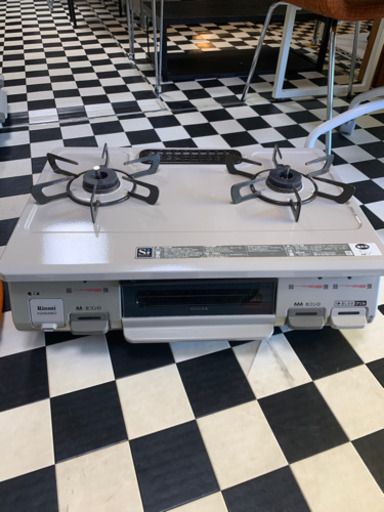 【リサイクルサービス八光　田上店　安心の3か月保証　配達・設置OK】リンナイ Rinnai KGM64BE2R　ＬＰガス用　 [ガステーブル]　 2017年製