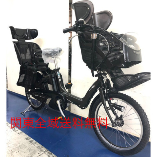 ヤマハ　パスキッスミニ　20インチ 3人乗り　8.9ah デジタル　カーキ　電動自転車　電動アシスト