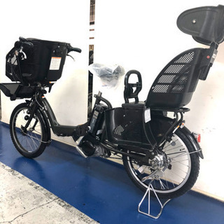 ヤマハ パスキッスミニ 20インチ 3人乗り 8.9ah デジタル カーキ 電動 