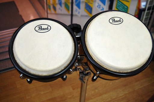 Pearl Primero Wood Bongos プリメーロ ウッドボンゴ パーカッション 7インチ/8.5インチ パール スタンド