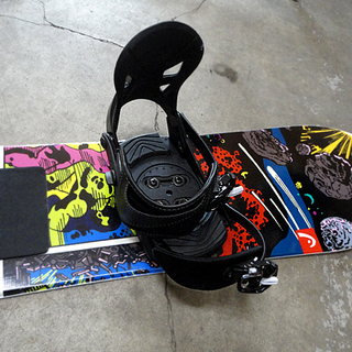 Head スノーボード 108cm ROWDY JR ROCKA SERIES バインディング付