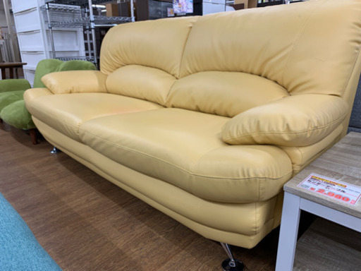ソファ　幅 193cm×奥行 82cm【店頭取引限定】【中古品】1点限り早い者勝ち！！
