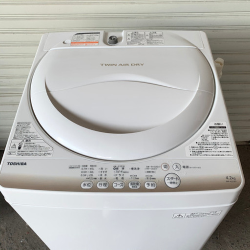 東芝 全自動　洗濯機　AW-4S2