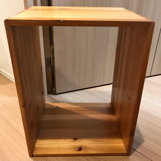 木のボックス  無料 の画像