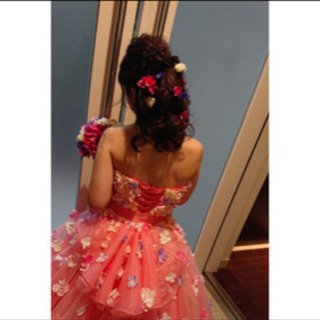 ウェディングブーケ　ブートニア　セットの画像