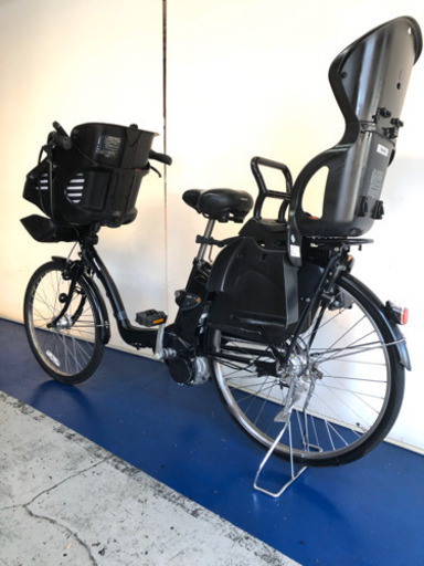 パナソニック　ギュット　3人乗り　8.9ah デジタル　黒　電動自転車　電動アシスト