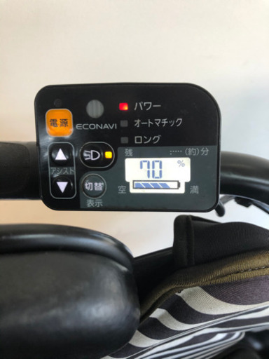 パナソニック　ギュット　3人乗り　8.9ah デジタル　黒　電動自転車　電動アシスト