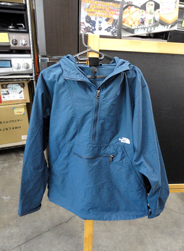 THE NORTH FACE コンパクトアノラック Mサイズ NP21735 ジャケット ノースフェイス ウインドブレイカー プルオーバー コズミックブルー 札幌市 白石区 東札幌