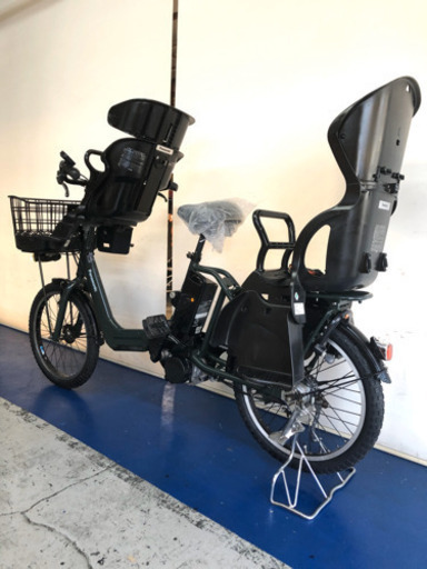 パナソニック　ギュットアニーズ　20インチ 3人乗り　8.9ah カーキ　電動自転車　電動アシスト