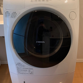 東芝 ZABOON ドラム式 洗濯乾燥機 2012年式 洗濯9L/乾燥6L ピュアホワイト TW-Z380L