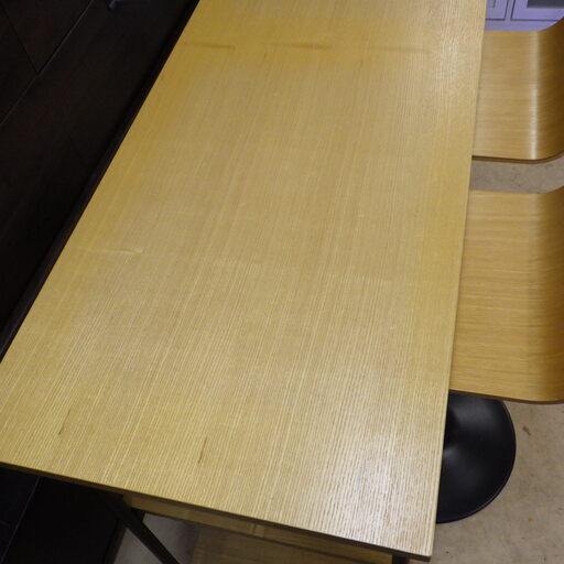 美品 アズマ工芸 カウンターテーブル&チェアセット ダイニング 昇降