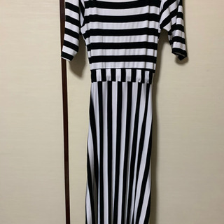 ボーダーワンピースの画像
