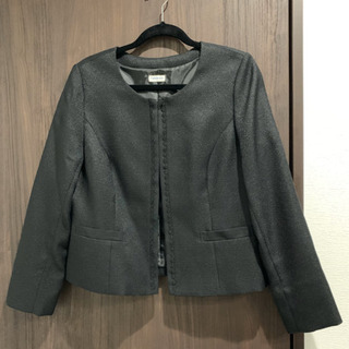 セレモニースーツ　黒　白　3点スーツの画像