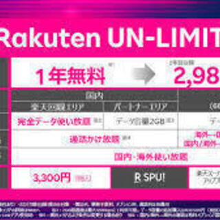 楽天モバイル (UN-LIMIT)  新規契約を検討されている方へ