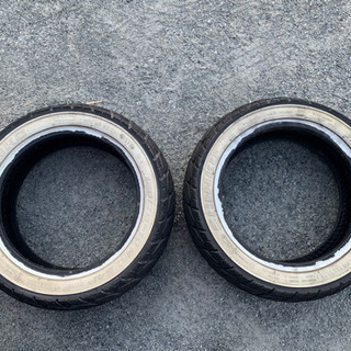 SHINKO ホワイトリボンタイヤ バリ山 10インチ