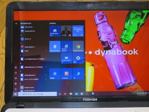 dynabook-t552/58　SSD250G　WIN7~10にUP