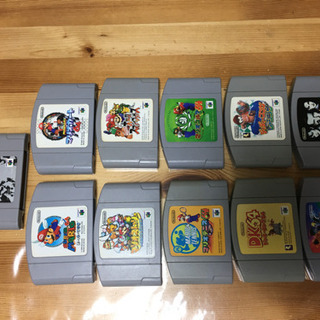 Nintendo64本体 ソフト11本　マリオ系、ドンキーコング...
