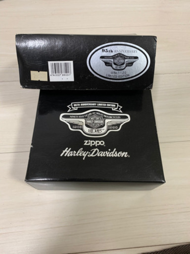 値下げしました‼️限定品‼️ZIPPO＋台座 『HARLEY-DAVIDSON ハーレーダビッドソン』ジッポー 95th