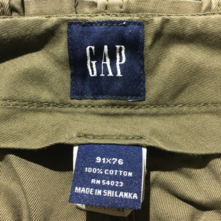【GAP】カーゴパンツ グリーンの画像