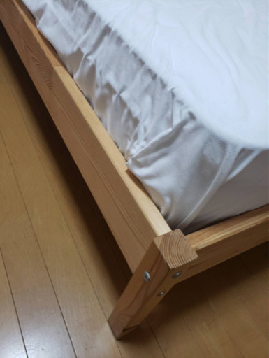 イケア　ダブルベット　美品　半年使用