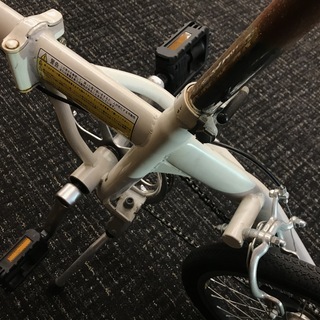 希少！１６インチ折り畳み自転車！サビ汚れあります！手を入れればまだ乗れます！が…の画像