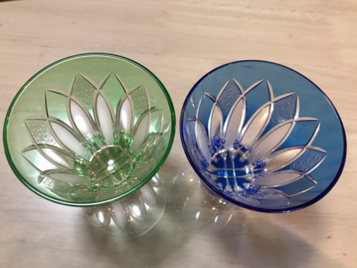 【受渡者様決まりました】切子 ペアグラス